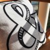 The woven finish of the cushion